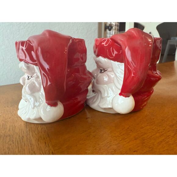 Vintage hand painted Santa Claus mugs - 70s - Christmas - unique - 8 oz - Picture 12 of 16